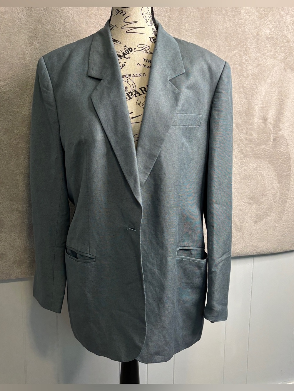 Liz Claiborne Women’s Sage Blazer~ Linen Blend, Effortless Chic, Soft Power - Picture 3 of 8